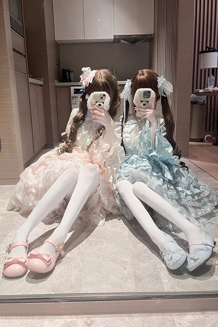 Soloist Doll Asymmetric Dress with Hime Sleeves & Ruffles