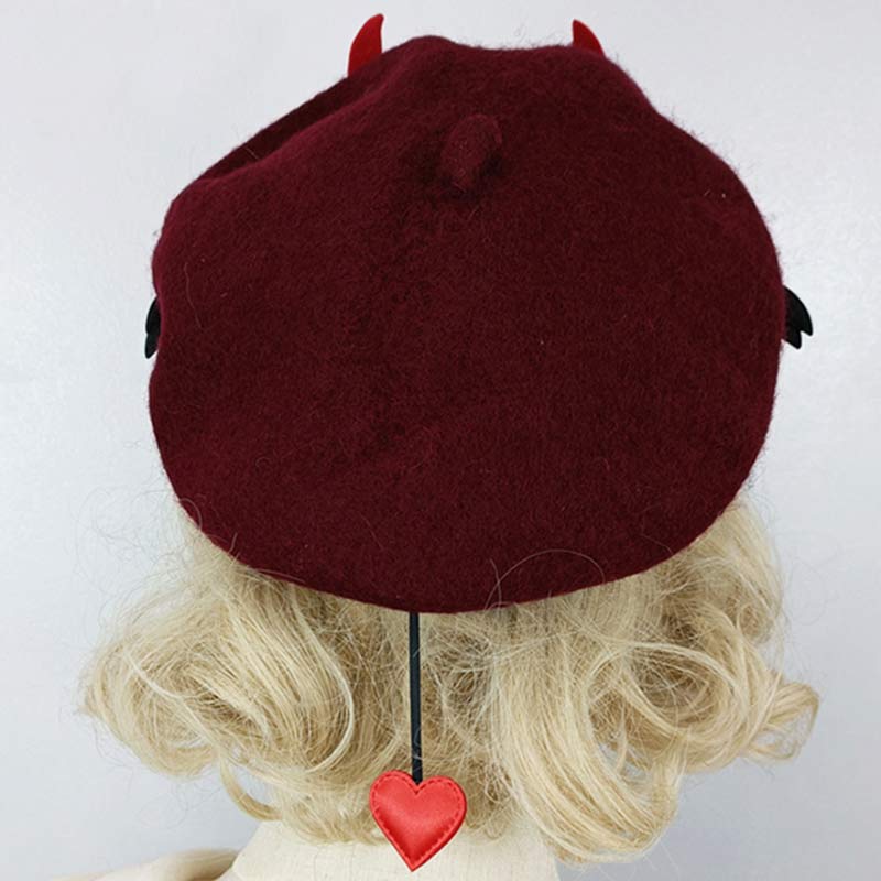 Chic Bat Wings Lolita Beret