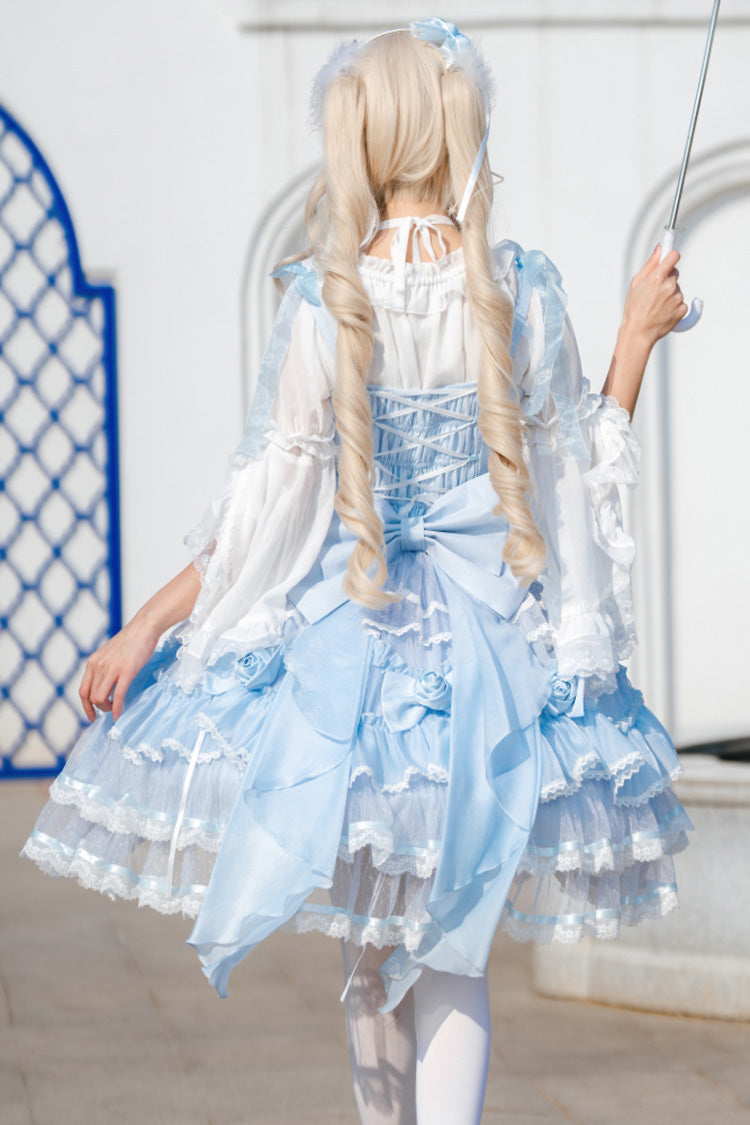Sleeveless Triple-Layer Lace Sweet Elegant Lolita JSK Dress