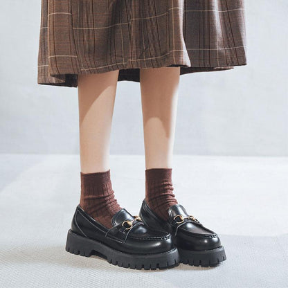 Vintage Harajuku Metal Platform Mary Jane Shoes