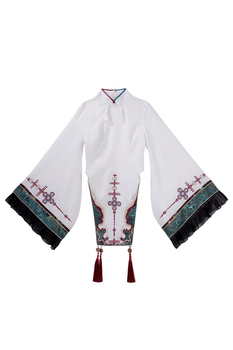 Elegant Chinese Style Lolita Dress with Stand Collar