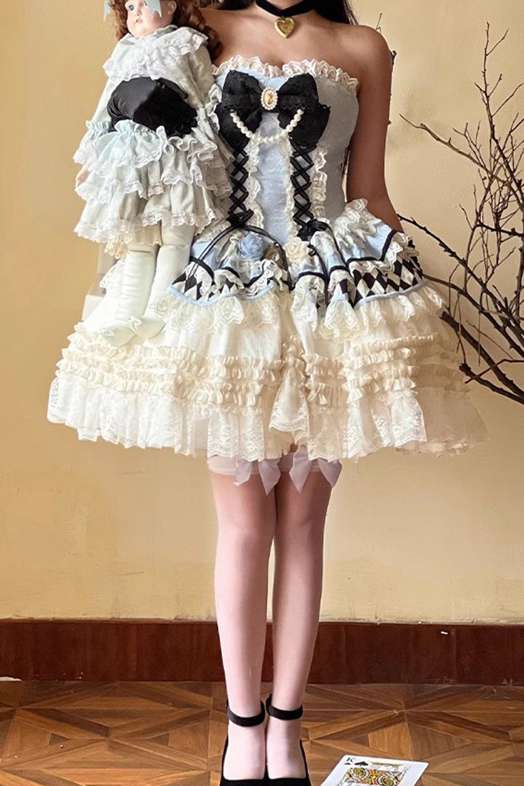 Coronation Dress with Ruffled Layers - Sweet Lolita