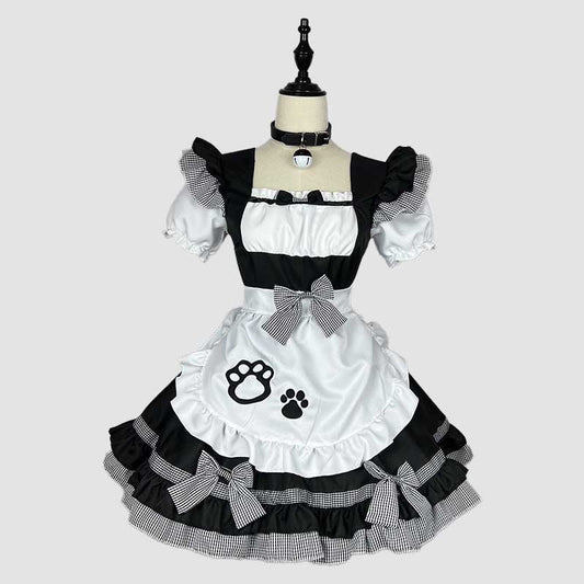 Sweet Maid Cat Paw Lolita Dress