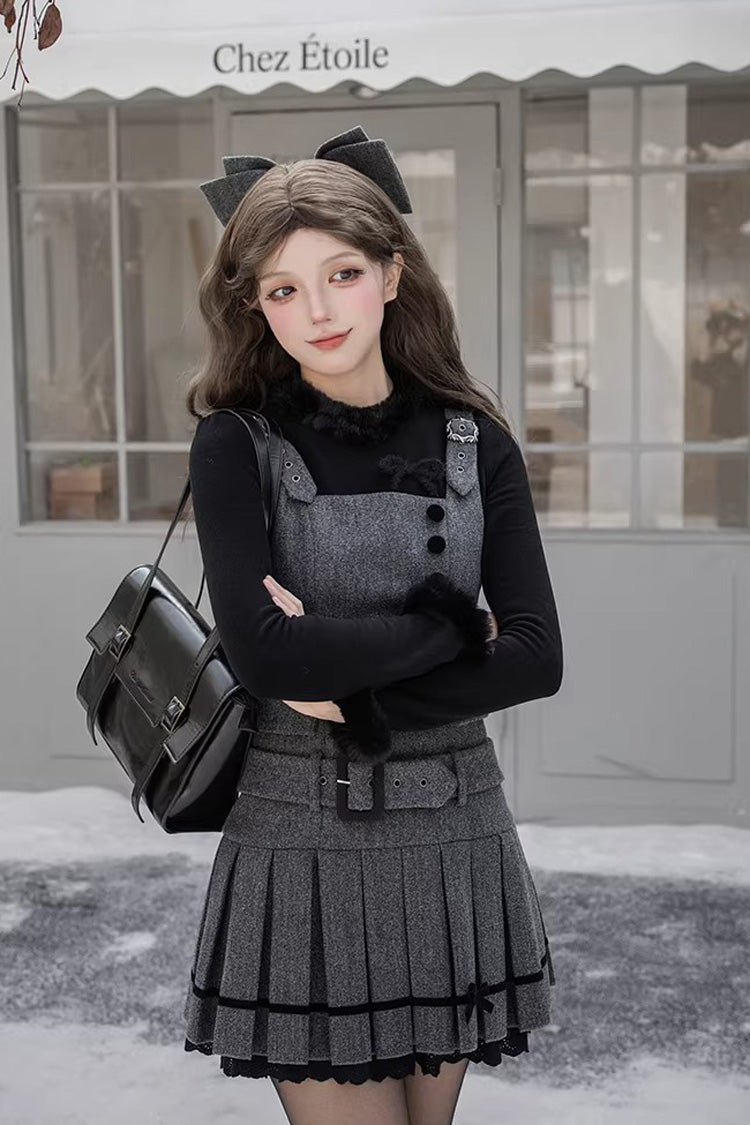 Ash Daily Elegant JSK with Graceful Ruffle Details