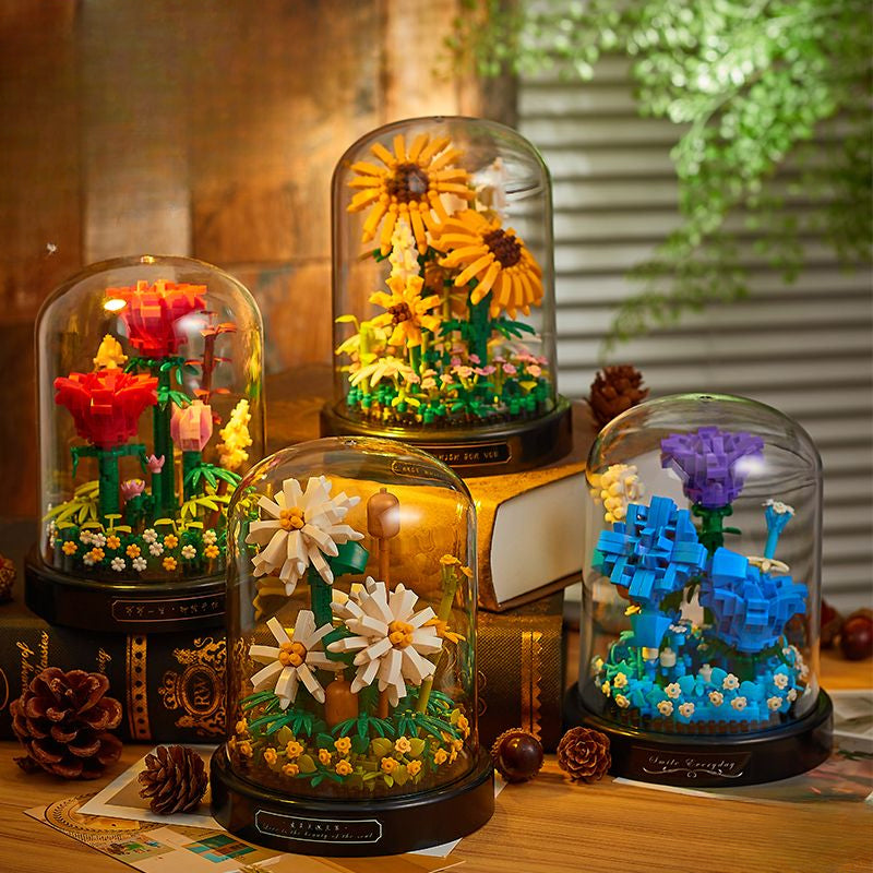DIY Handmade Flowers Building Blocks - Kimi