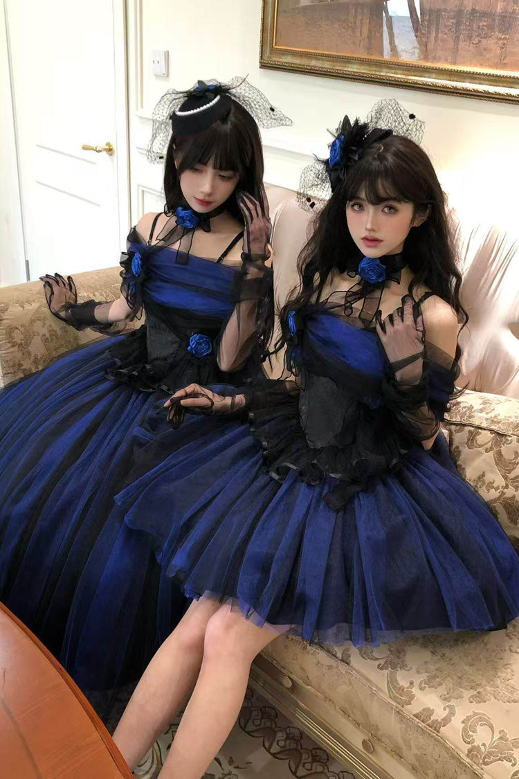 Off Shoulder Ruffled Lace Gothic Lolita Dress