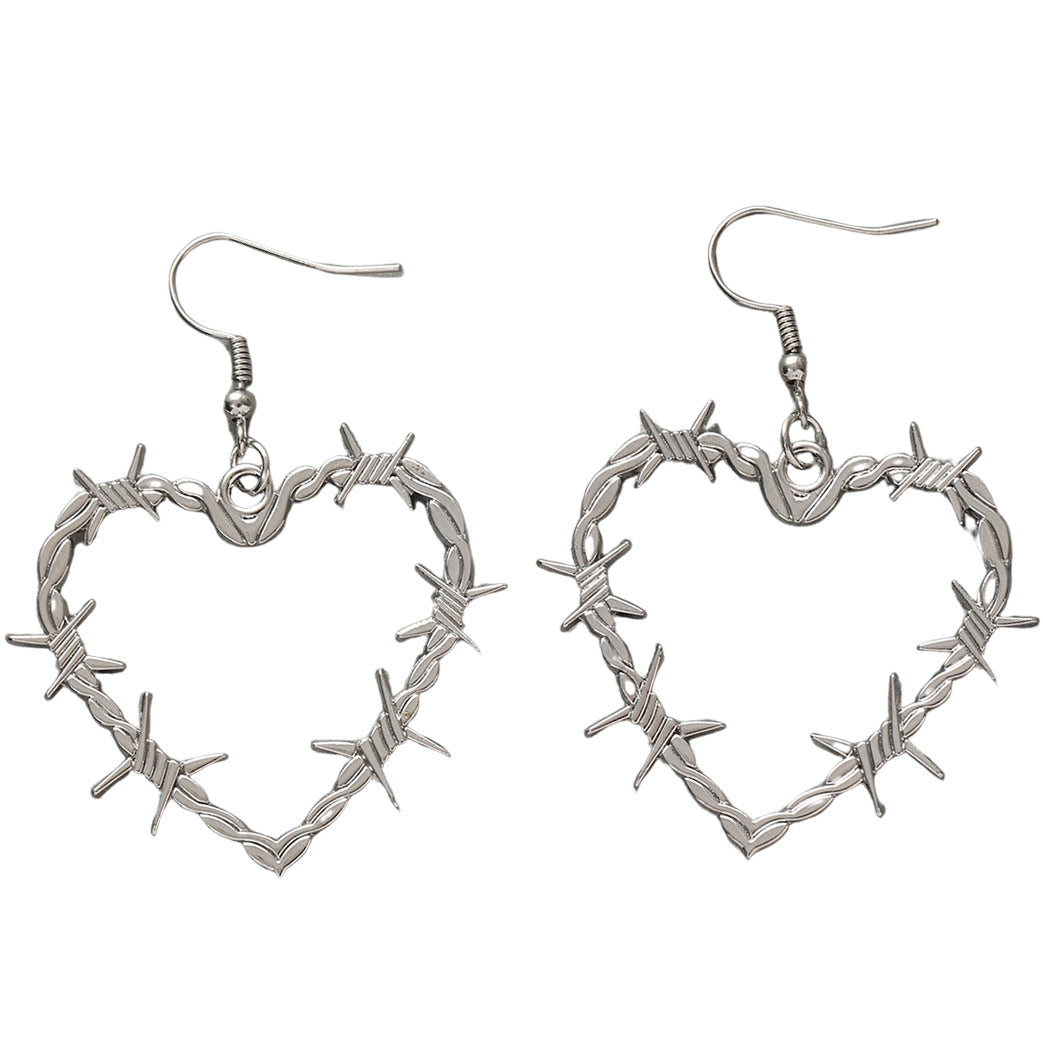 Wire Heart Earrings