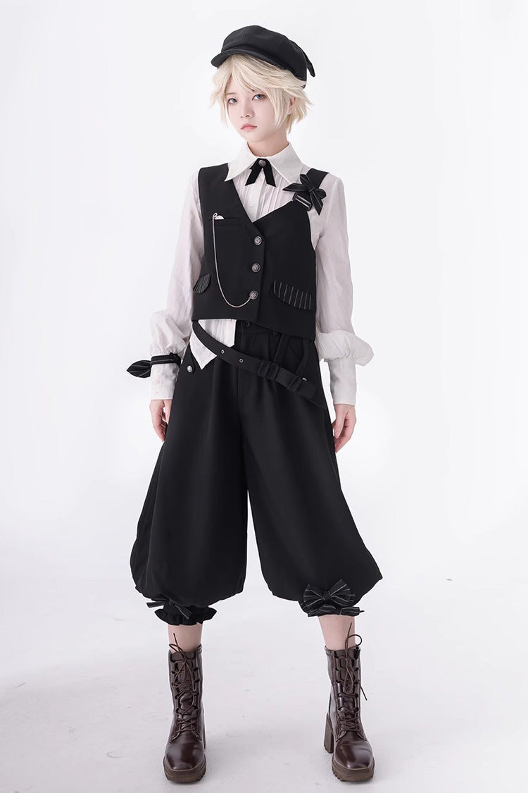 Ivory Long-Sleeve Secret Morning Paper Dapper Ouji Shirt