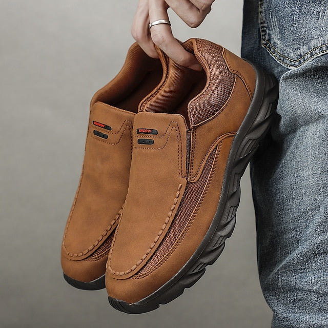 Lightweight – Men's Slip-On Loafers Suede