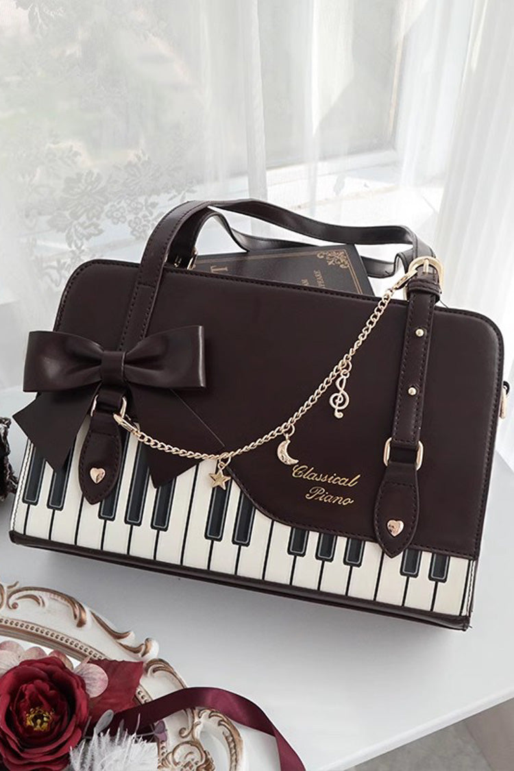 Piano Waltz Bowknot Handbag