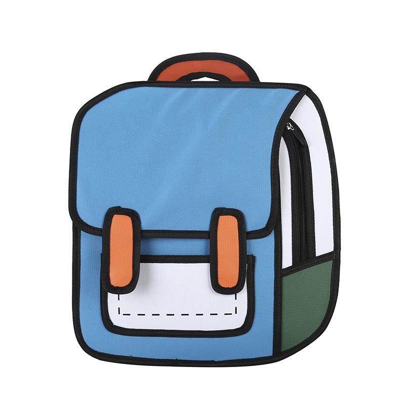 Three Dimensional Cartoon Backpack