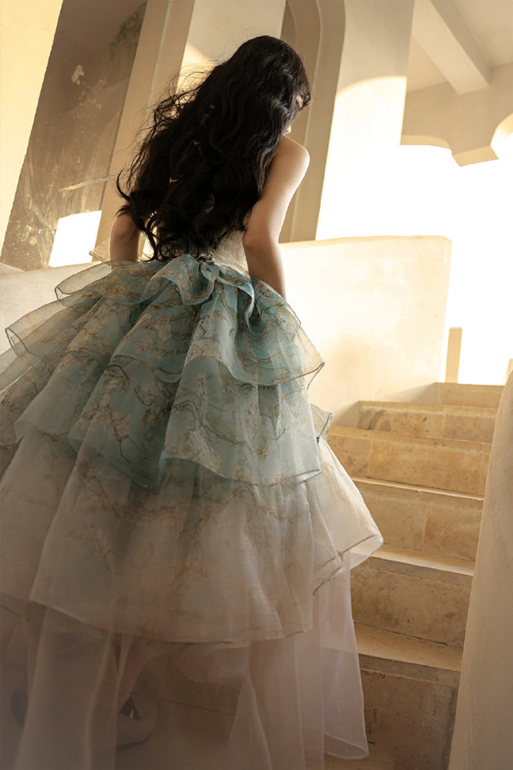 Gradient Printed Sweet Lolita Skirt