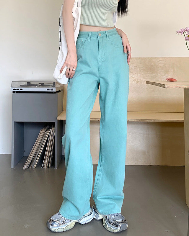 Candy Cloud High Waist Jeans