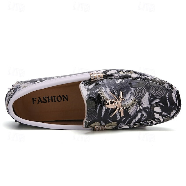 Boots Fleece Slip-Ons Winter Loafers PU lined Men's