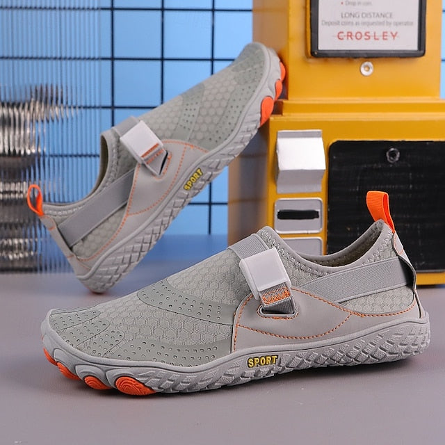 Men's Trendy – Woven Nylon Knit Sneakers Multicolor