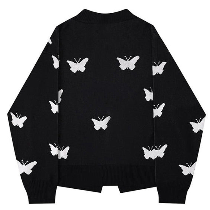 Butterfly Black Cardigan