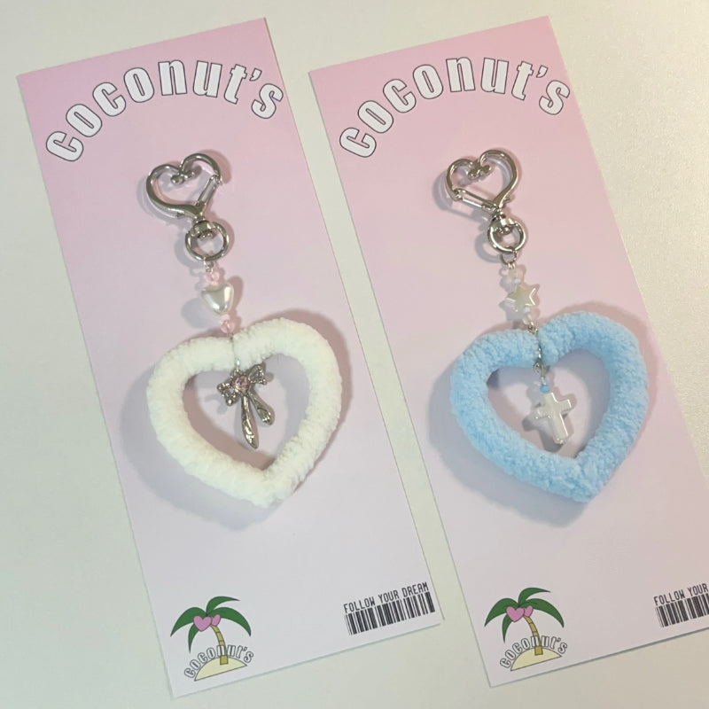 Cute Heart Keychains - Lovesickdoe