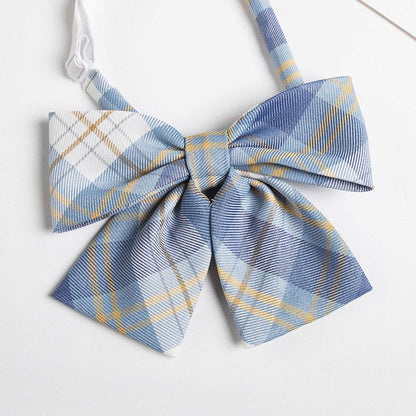 Plaid Japanese JK Bow Tie Shirt Accessories