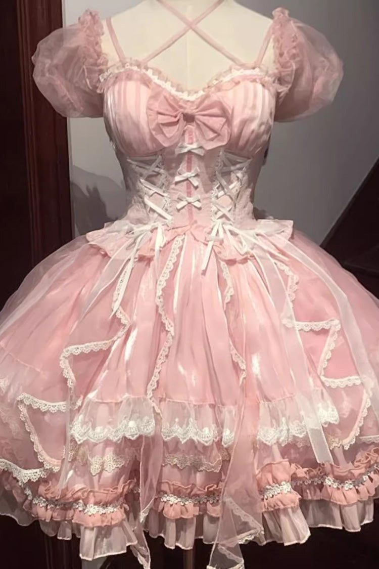 Glaze Fantasy OP Dress with Embroidery - 6 Colors