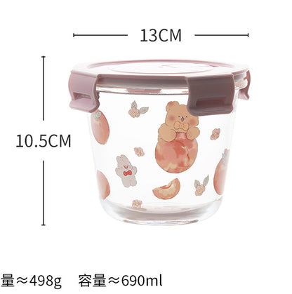 Cute Animals Microwave Container ON937 MK Kawaii Store