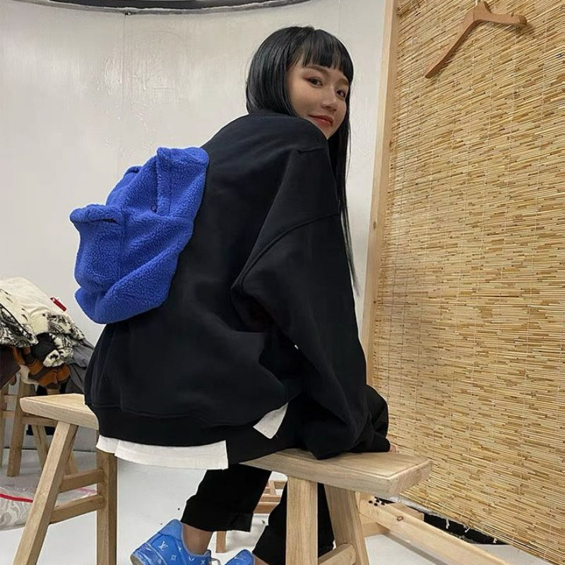 Black 3D Pop-up Bag Sweatshirt MK Kawaii Store