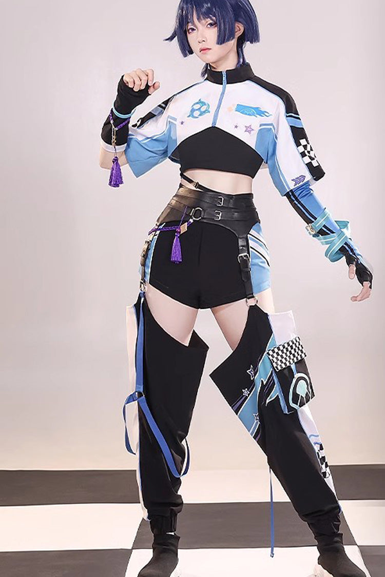 Handsome Ouji Lolita Set with Rider Print