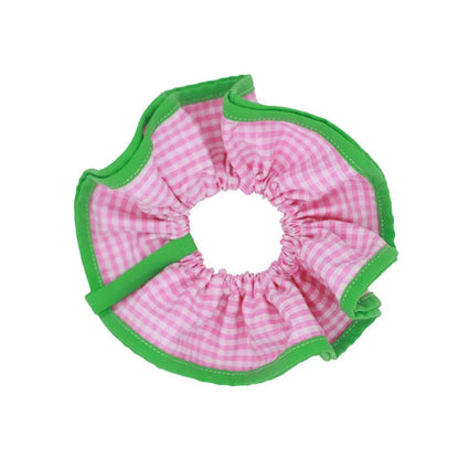 Candy Plaid Scrunchie