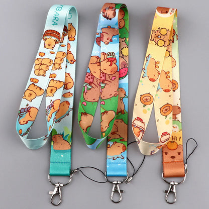 Capybara Lanyard and Card Holder