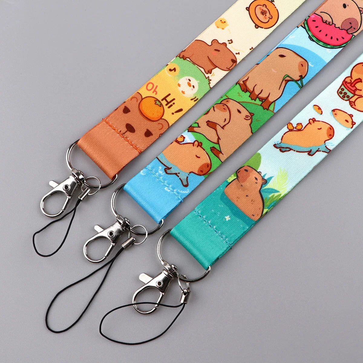 Capybara Lanyard and Card Holder