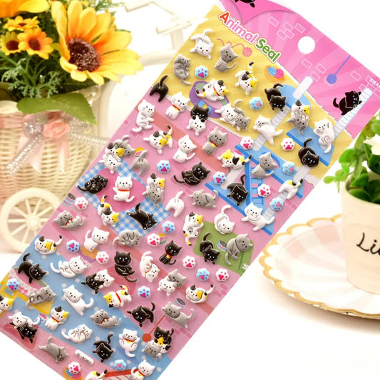 Kawaii Aesthetic Y2K Cute Fairy cartoon animal colorful stickers - Kimi MK Kawaii Store