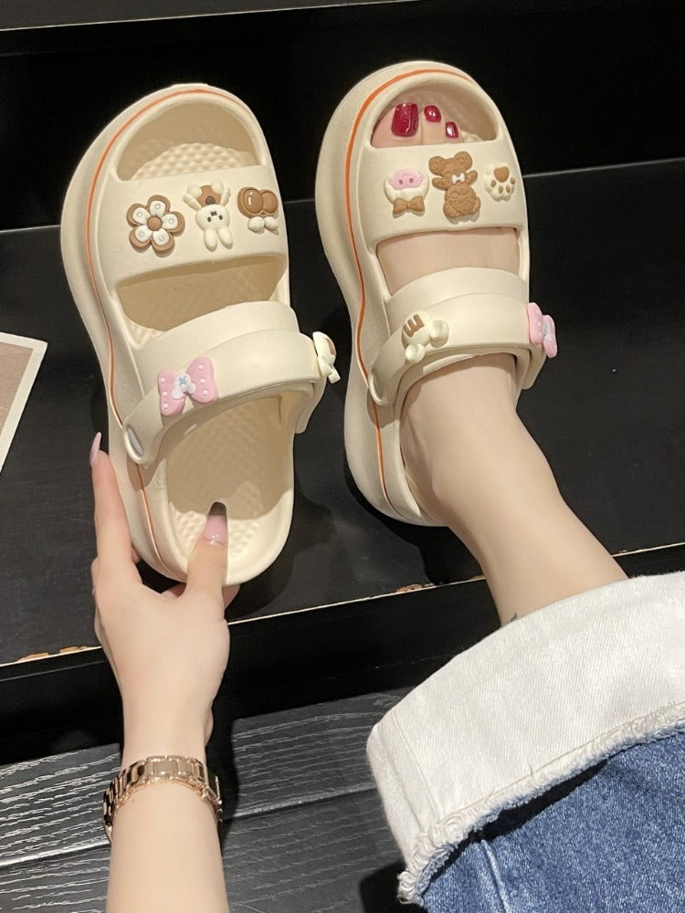 Kawaii Home Wear Bunny and Bear Sandals ON873 MK Kawaii Store