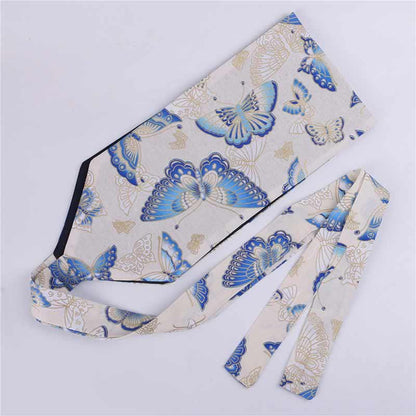 Aesthetic Print Lace Up Hanfu Waistband