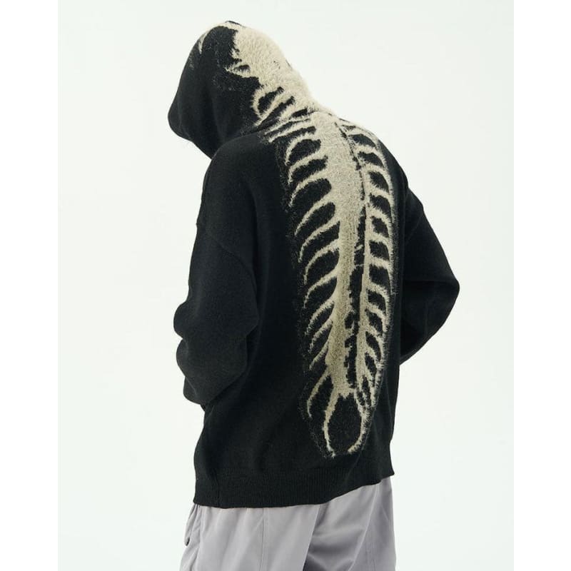 Centipede Knit Hoodie - Hoodie