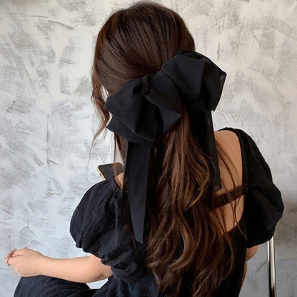 Flowy Hair Bow Pin