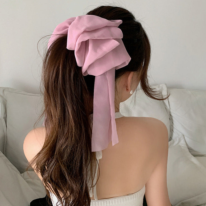 Flowy Hair Bow Pin