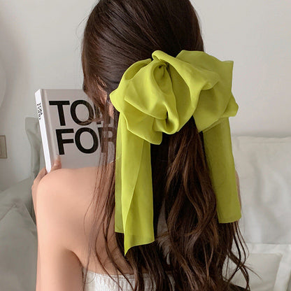 Flowy Hair Bow Pin