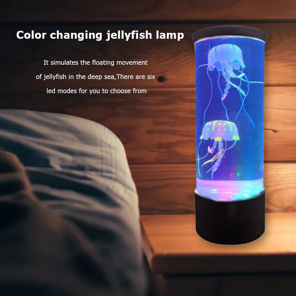 Color Changing Jellyfish Lamp Usb/Battery Powered