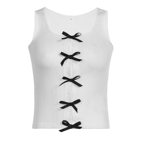 Y2K Bow Tank Top