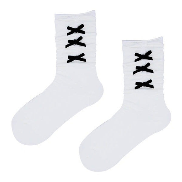 Sweet Soft Bows Socks MK19646