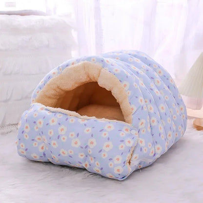 Cozy Sleeping Bag Cat Bed