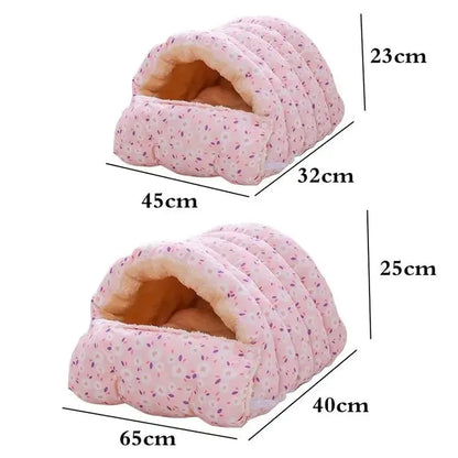 Cozy Sleeping Bag Cat Bed