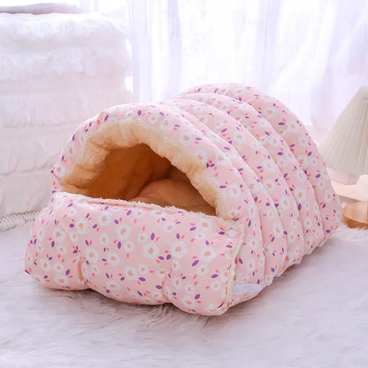 Cozy Sleeping Bag Cat Bed