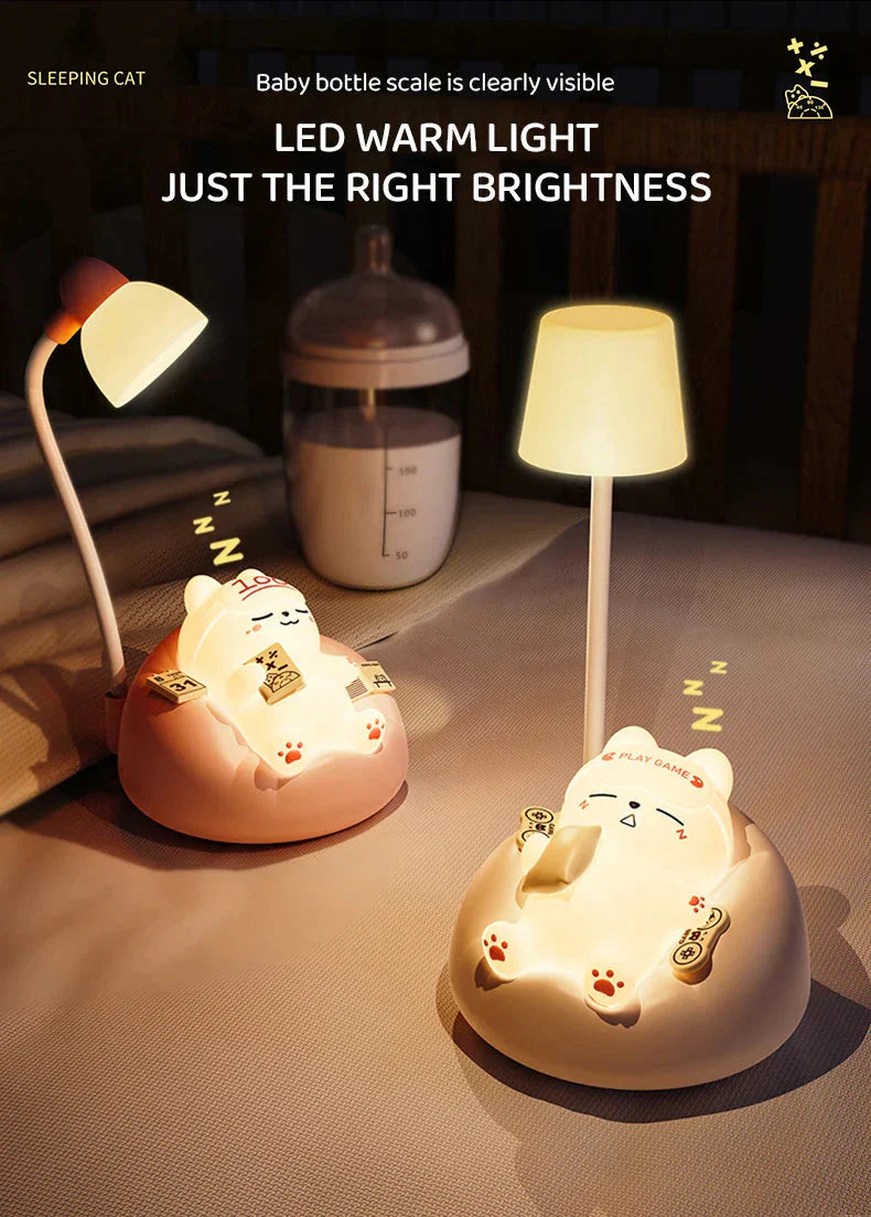 Cute Cat Bedside Night Light