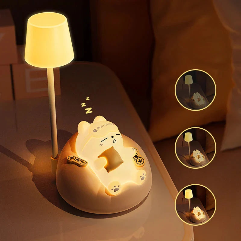 Cute Cat Bedside Night Light