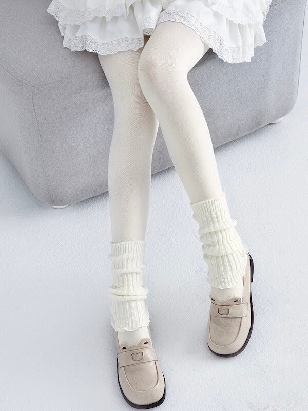 Sweet Soft Lolita White Tights