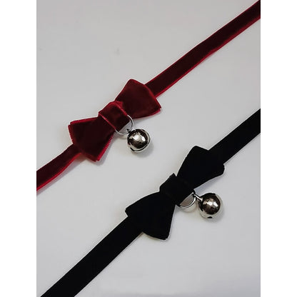 Kawaii Lolita Knot Bow Bell Choker