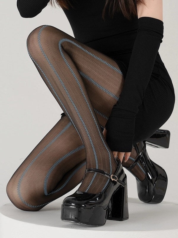 Lolita Strip Tights