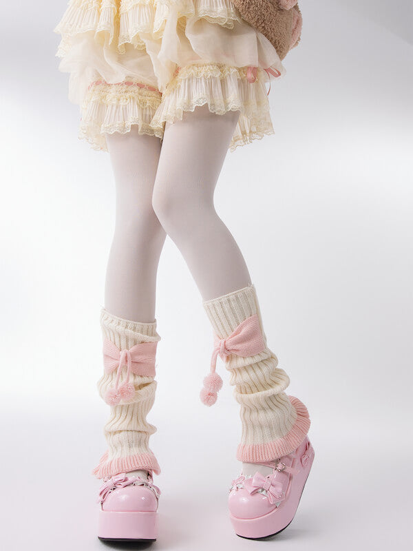 Lolita Bow Leg Warmers