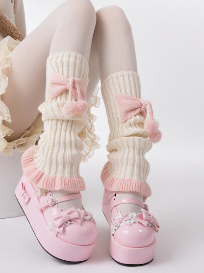 Lolita Bow Leg Warmers