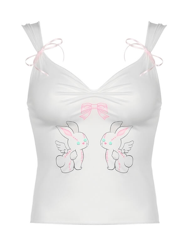 Kawaii Bunny Bow Camisole